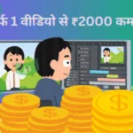 सिर्फ 1 वीडियो से ₹2000 कमाए
