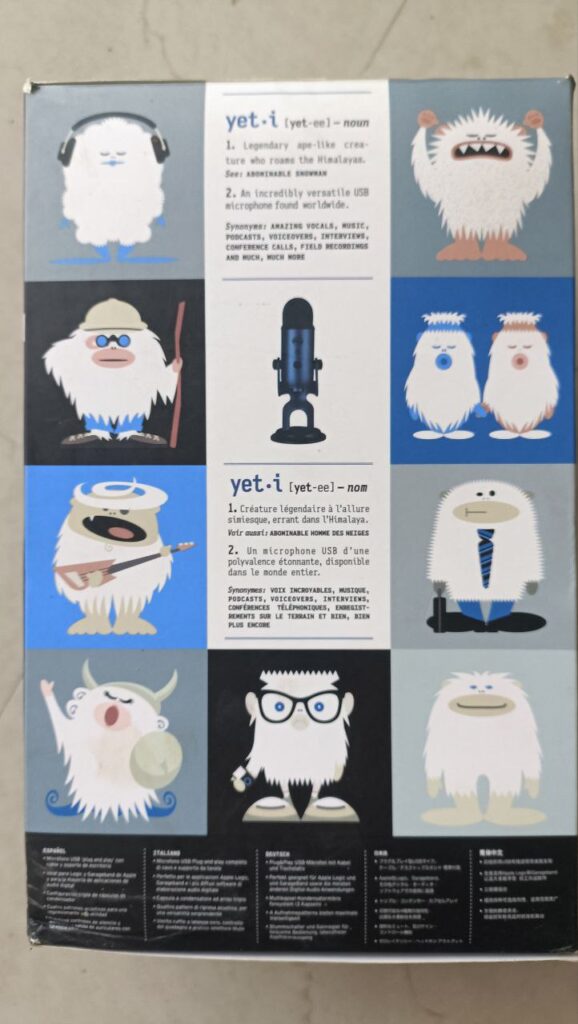 blue yeti types