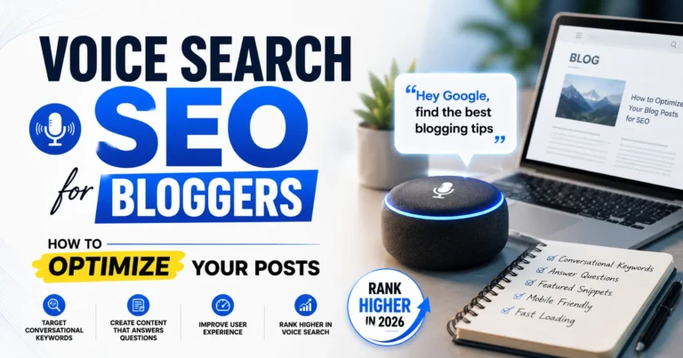 Voice Search SEO for Bloggers: How to Optimize Your Posts 2026