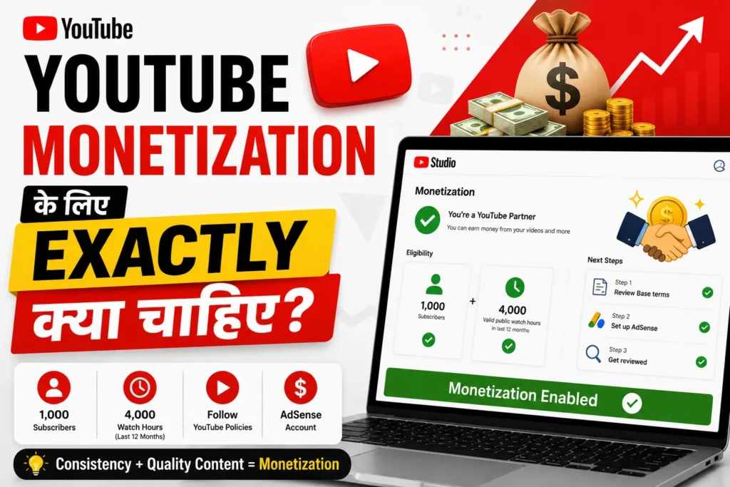 YouTube-Monetization-ke-liye-Exactly-Kya-Chahiye
