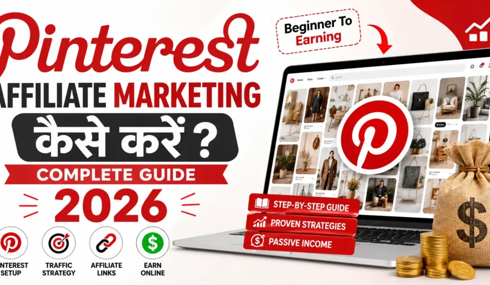 Pinterest Affiliate Marketing कैसे करें? Beginner Se Earning Tak Complete Guide 2026 Pinterest-Affiliate-Marketing-Kya-Hai