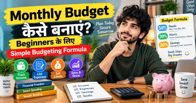 Monthly Budgets Kaise बनाएं? Beginners के लिए Simple Budgeting Formula