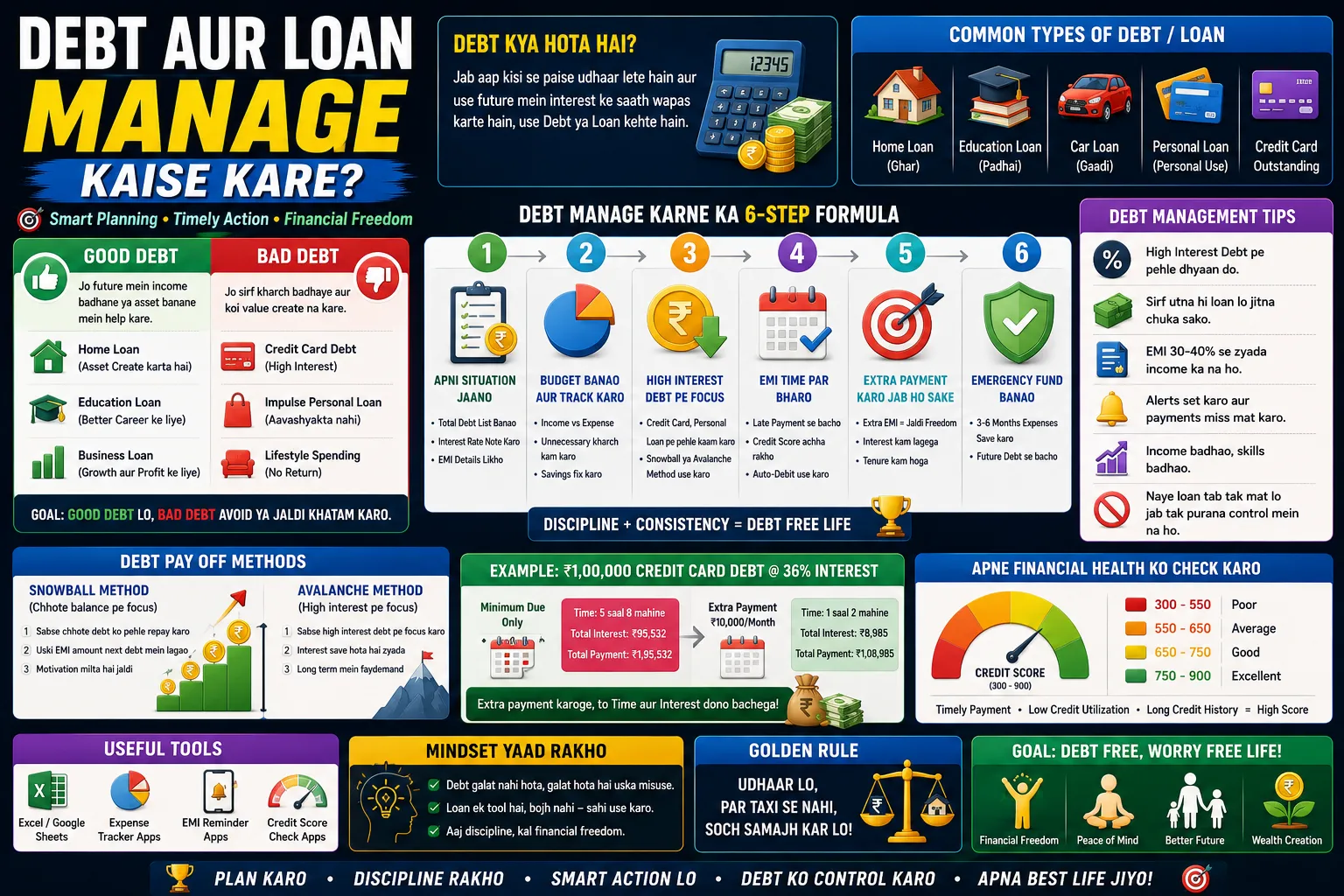 Personal Finance Kya Hai? पैसे Manage करना कैसे सीखे - Beginners Complete Guide 2026 2 debt-loans-kaise-manage-kare